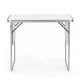 Multigarden Folding Camping Table, 120x60 cm, White