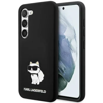 Karl Lagerfeld Samsung Galaxy S24 Plus Case Silicone NFT Choupette, Black