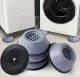Anti-Vibration and Anti-Slip Pads for Washing Machine, 4 pcs, Grey