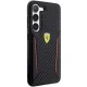 Ferrari Carbon Contrast Edges Case for Samsung Galaxy S23+ Black