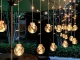 Christmas Curtain, Garland Lights, 138 LED, IP44, Warm White
