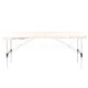 Activfizjo Komfort 3-Section Folding Aluminum Massage Table, Cream