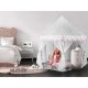 Детская Игровая Палатка Kruzzel 23476, Серо-Розовая | Children Play Tent