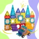 Ricokids Educational Magnetic Building Blocks, 71-Piece Set RK-782