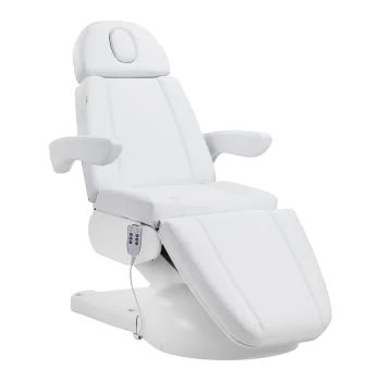 Azzurro Lux Electric Beauty Chair, 3 Motors, White