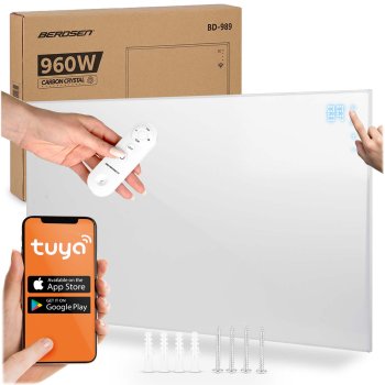 Berdsen BD-989 Infrared Heater 960W with WiFi App and Remote Control