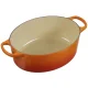 Le Creuset Signature Oval Cast Iron Casserole 27 cm 4.1 L Volcanic