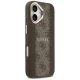 Guess 4G PU Stripe MagSafe Case for iPhone 17, Brown