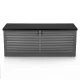 Plonos Garden Storage Box 390L, Black/Grey