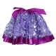 Girls Witch Costume 3-Piece Set with Hat and Broom, Purple
