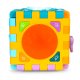 Interactive learning cube 6-in-1 with shape sorter, sounds and lights for toddlers