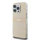 DKNY iPhone 16 Pro Max Case Repeat Texture Pattern With Stripe - Pink