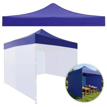 Replacement Roof for Garden Gazebo 3x3m MultiGarden 420D PVC, Blue