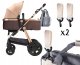 Travel Diaper Bag Backpack Foldable Baby Crib Bed, Multifunctional Waterproof Portable Baby Changing Bag, Bassinet for...