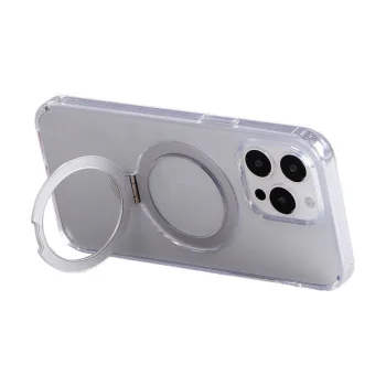 Magnetic Protective Case with Stand Joyroom JR-BP004 for iPhone 15 Pro Max, Clear