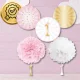 Bakalu 1st Birthday Decoration Set for Girls, Pink, 5 pcs.