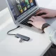 Ugreen USB HUB - 4x USB 3.2 Gen 1 with Micro USB Power Port, Gray (CM219)