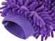 Double-Sided Microfiber Car Wash and Cleaning Mitt, 22x15 cm, Purple