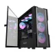 Darkflash DK431 Mesh PC Case with 4 ARGB Fans, Black