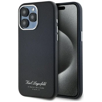 Karl Lagerfeld Hotel RSG Case for iPhone 15 Pro, Black