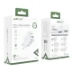 Acefast A25 Wall Charger USB Type-C / USB-A 20W, White