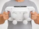 Powerful Body Massager with 4 Heads, 20 Speeds & 6 Modes, USB-C, White