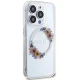 Guess IML Flowers Wreath MagSafe iPhone 15 Pro Max Case - Clear