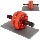 Тренажер для пресса живота / Роликовое колесо для упражнений c Ковриком, Different Colors | AB Wheeler Traning Roller