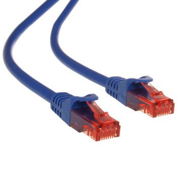Сетевой кабель Maclean UTP Cat6 Patchcord, 3м, Синий