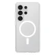 Spigen Ultra Hybrid Mag MagSafe Case for Samsung Galaxy S26 Ultra - Clear and White