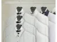 Clothes Hanger Organizer Hooks for Wardrobe, 12 pcs, Black