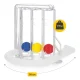 4Fizjo 1591 Three-Ball Breathing Exerciser / Spirometer, White