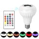 LED Light Bulb E27 with Bluetooth Speaker + Remote Control