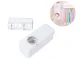 Automatic Toothpaste Dispenser and Wall Mounted Toothbrush Holder, White