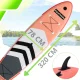 AquaPaddle SUP Board 320 cm, Set with Paddle, Pump and Backpack, 180 kg