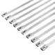Stainless Steel Cable Ties 200 x 4.6 mm, 100 Pcs