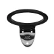 Wall Mount Hair Dryer Holder Q97, Black