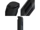 Mini Milk Frother and Mixer with Stand, Black