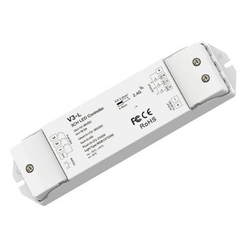 V3-L LED Controller 12-48V 3x6A RGB CCT with Push Dim & RF Control