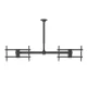 Maclean MC-111 B Dual TV Ceiling Mount, 34-60\", 2x40kg, Black