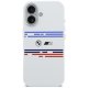 BMW M Silicon Horizontal Line MagSafe Phone Case Cover iPhone 17 - White
