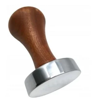 Coffee Tamper 51mm, Stainless Steel / Light Wood