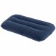 Inflatable velour travel camping pillow BESTWAY 67121, navy blue