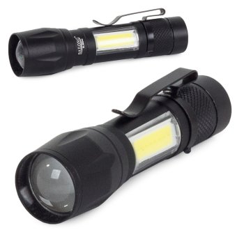 Classic mini LED flashlight with zoom, Bailong CREE XP-E COB, B0040