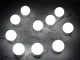 LED Mirror Vanity Lights Set, 10 Pcs, USB