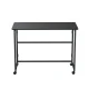 Maclean MC-1250 Foldable Desk on Wheels, 100x50cm, Black