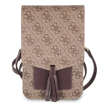 Guess GUWBSQGBE Universal Phone Bag, Brown