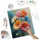 Massido Paint by Numbers 40x50 cm, Flowers