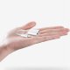 Joyroom Lightning to Lightning / Music Lightning Headphone Adapter for Audio and Charging, White | Audio un Uzlādes...