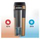 4Fizjo Mountain Goat Travel Thermal Mug, 450 ml, Brown